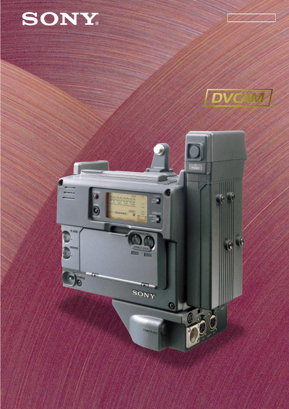 Sony DSR-1P User Manual | 8 pages
