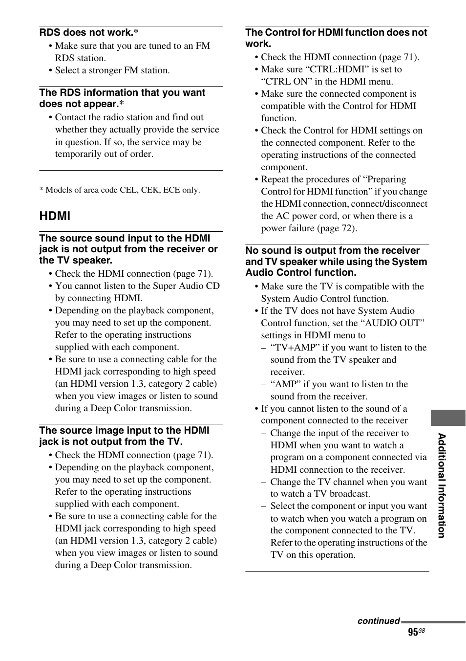 Sony 3-289-450-45(1) User Manual | Page 95 / 100