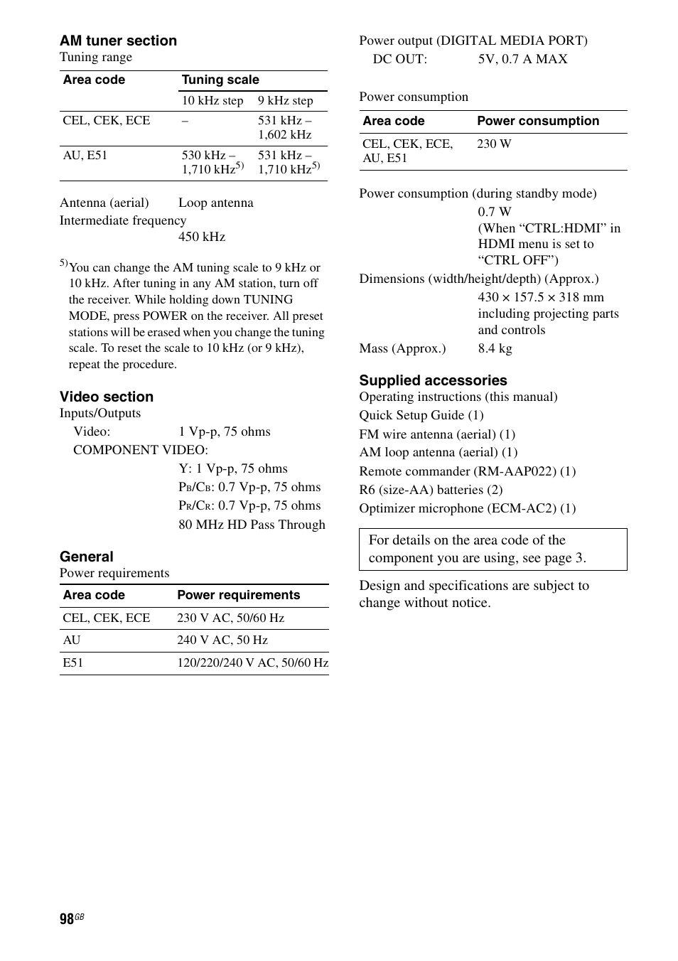 Sony 3-289-450-45(1) User Manual | Page 98 / 100