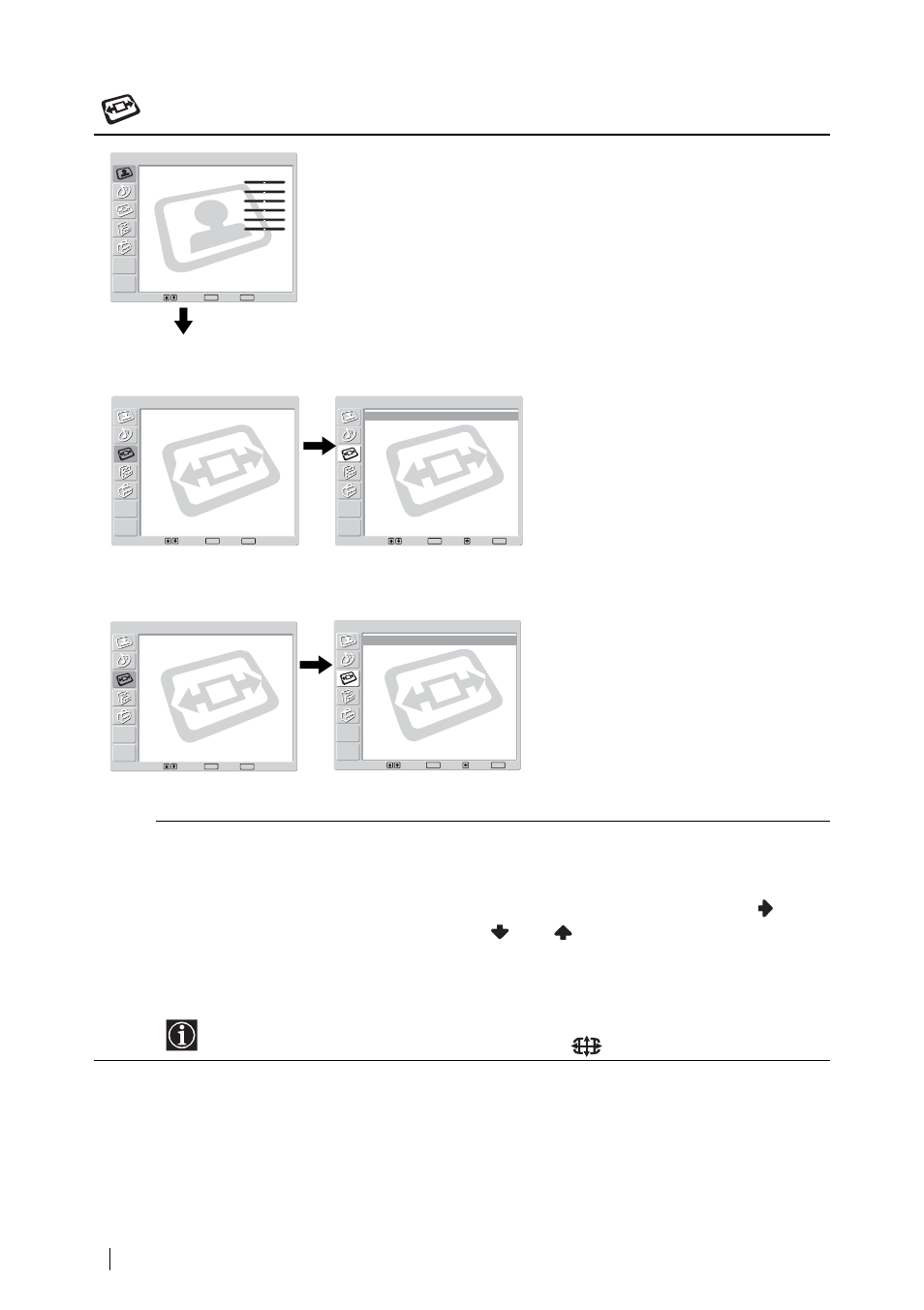 Bildschirm einstellen, Menüsystem | Sony WEGA KLV-17HR2 User Manual | Page 100 / 248