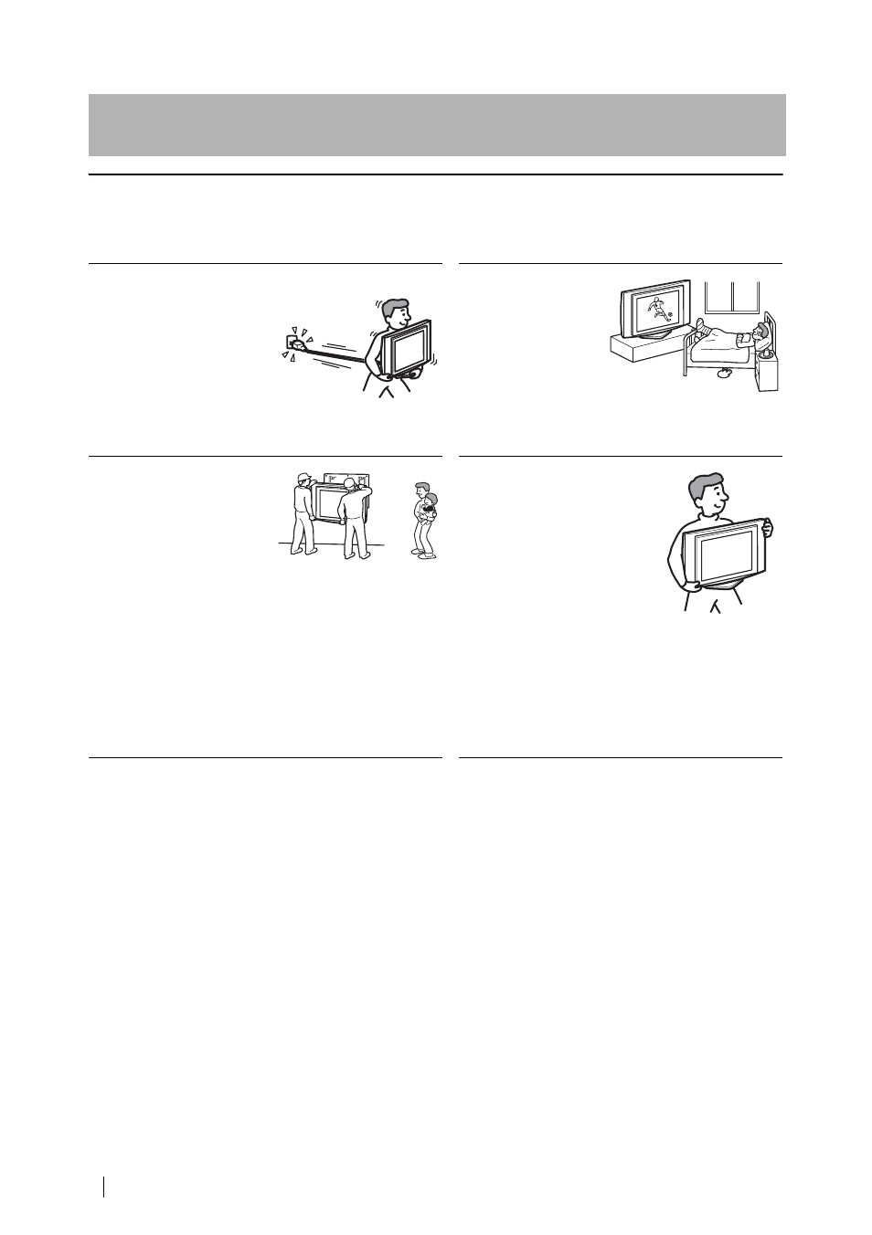 Operating instructions, Safety information | Sony WEGA KLV-17HR2 User Manual | Page 14 / 248