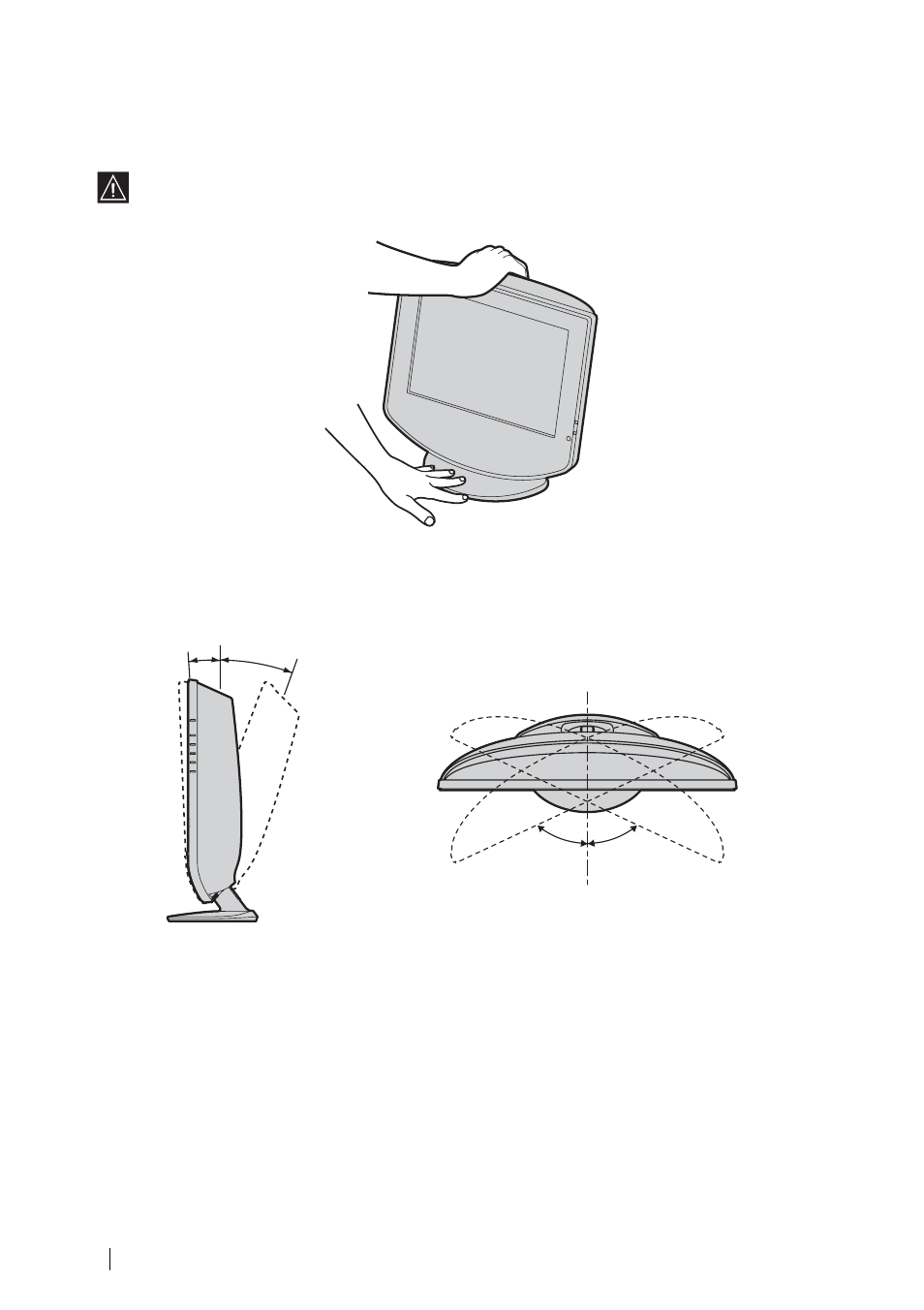 Adjusting the viewing angle of the tv | Sony WEGA KLV-17HR2 User Manual | Page 30 / 248