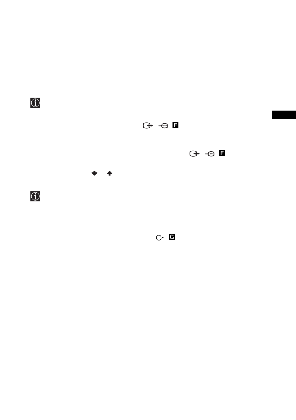 Gb connecting a vcr, Connecting a decoder, Connecting external audio equipment | Sony WEGA KLV-17HR2 User Manual | Page 53 / 248