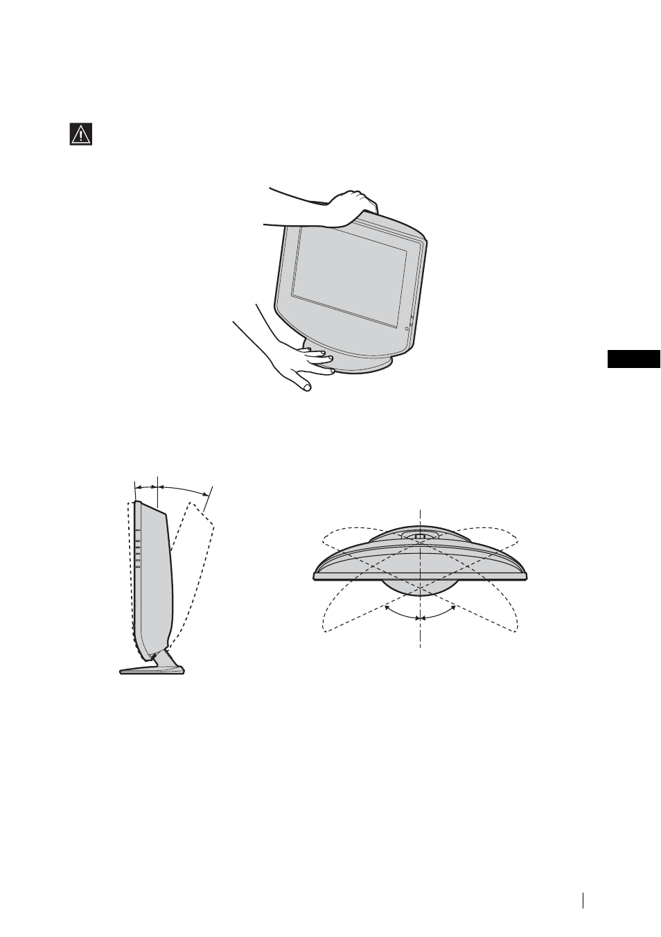 De einstellen des sichtwinkels des fernsehgeräts | Sony WEGA KLV-17HR2 User Manual | Page 91 / 248