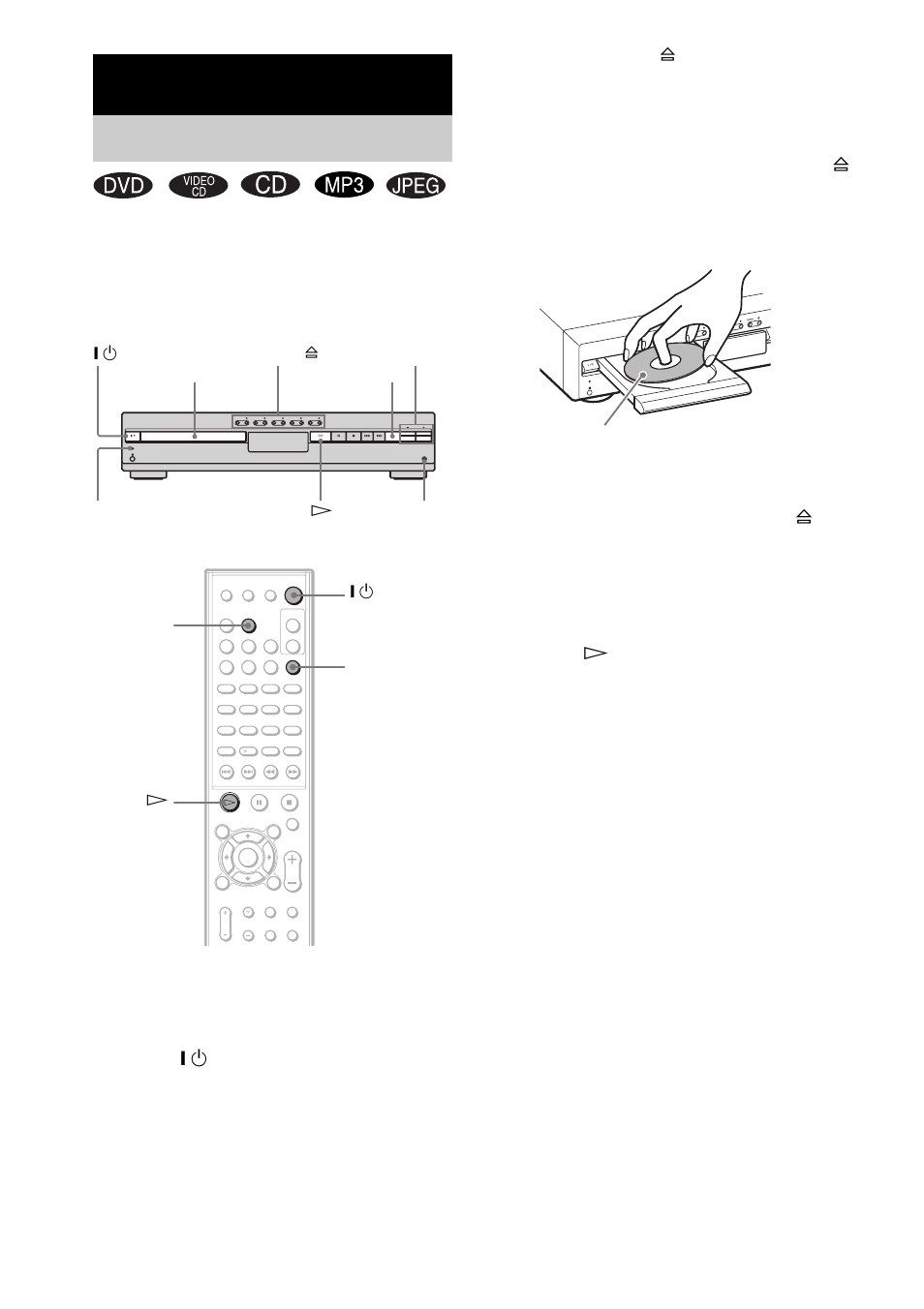 Playing discs, Press the button of the disc number you want | Sony DAV-BC250 User Manual | Page 28 / 84