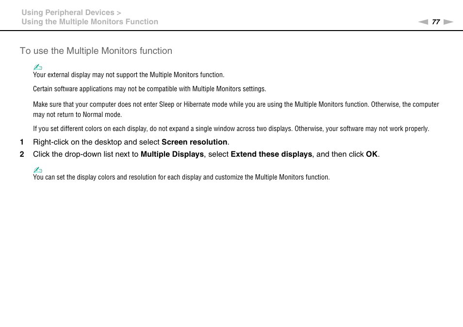 Sony VAIO VGN-FW User Manual | Page 77 / 159