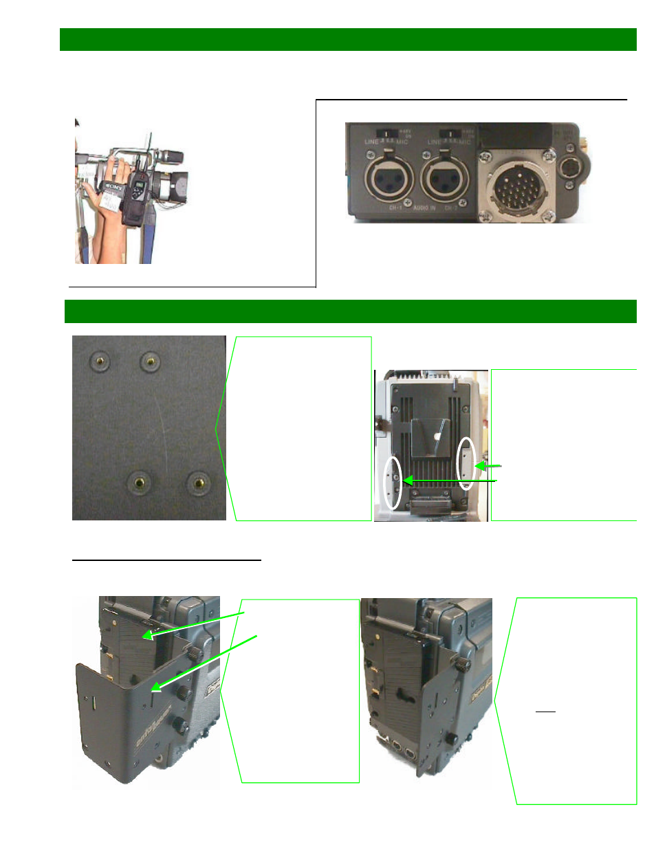 Sony Camcorder / Wireless Microphone User Manual | Page 10 / 26