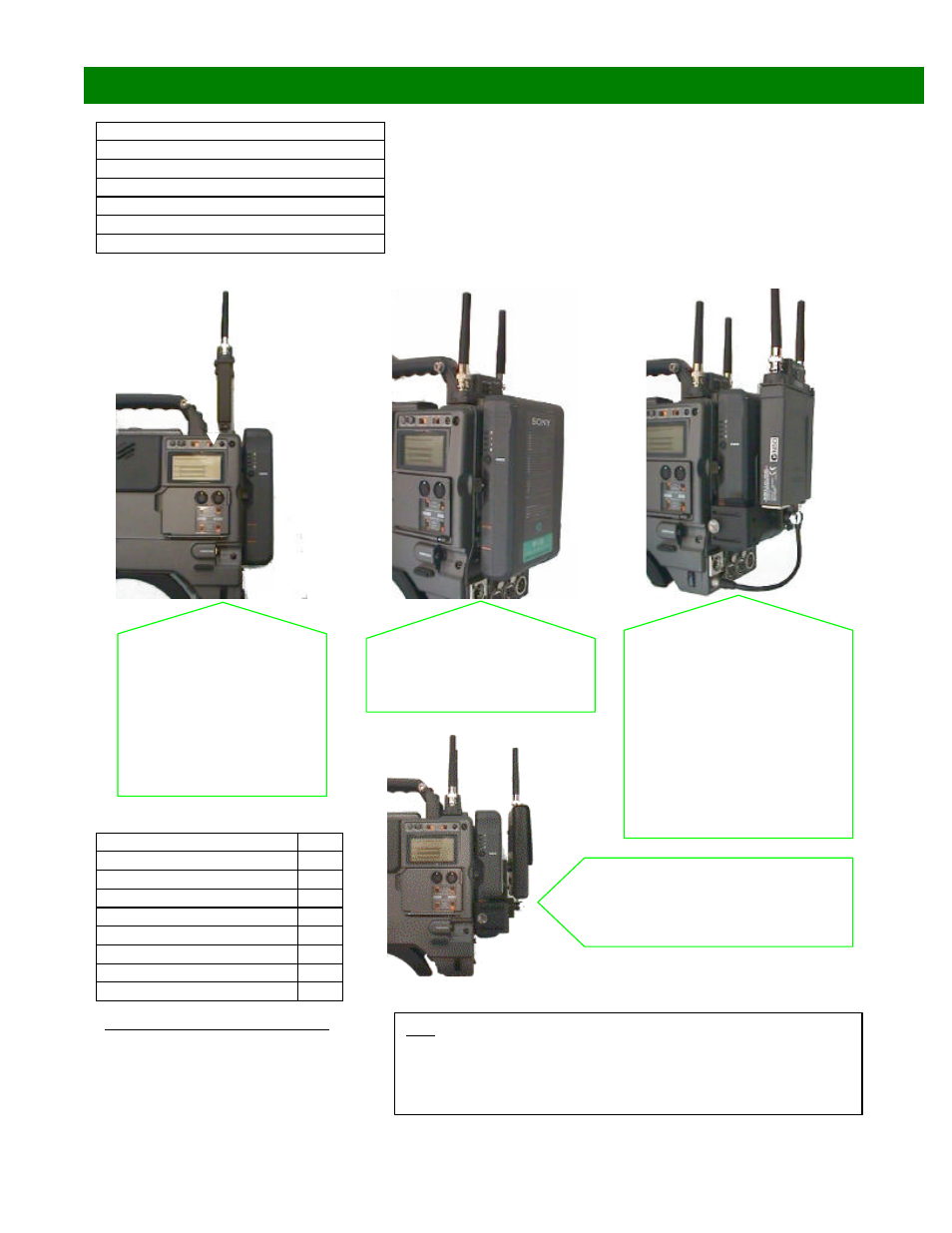 Sony | Sony Camcorder / Wireless Microphone User Manual | Page 7 / 26