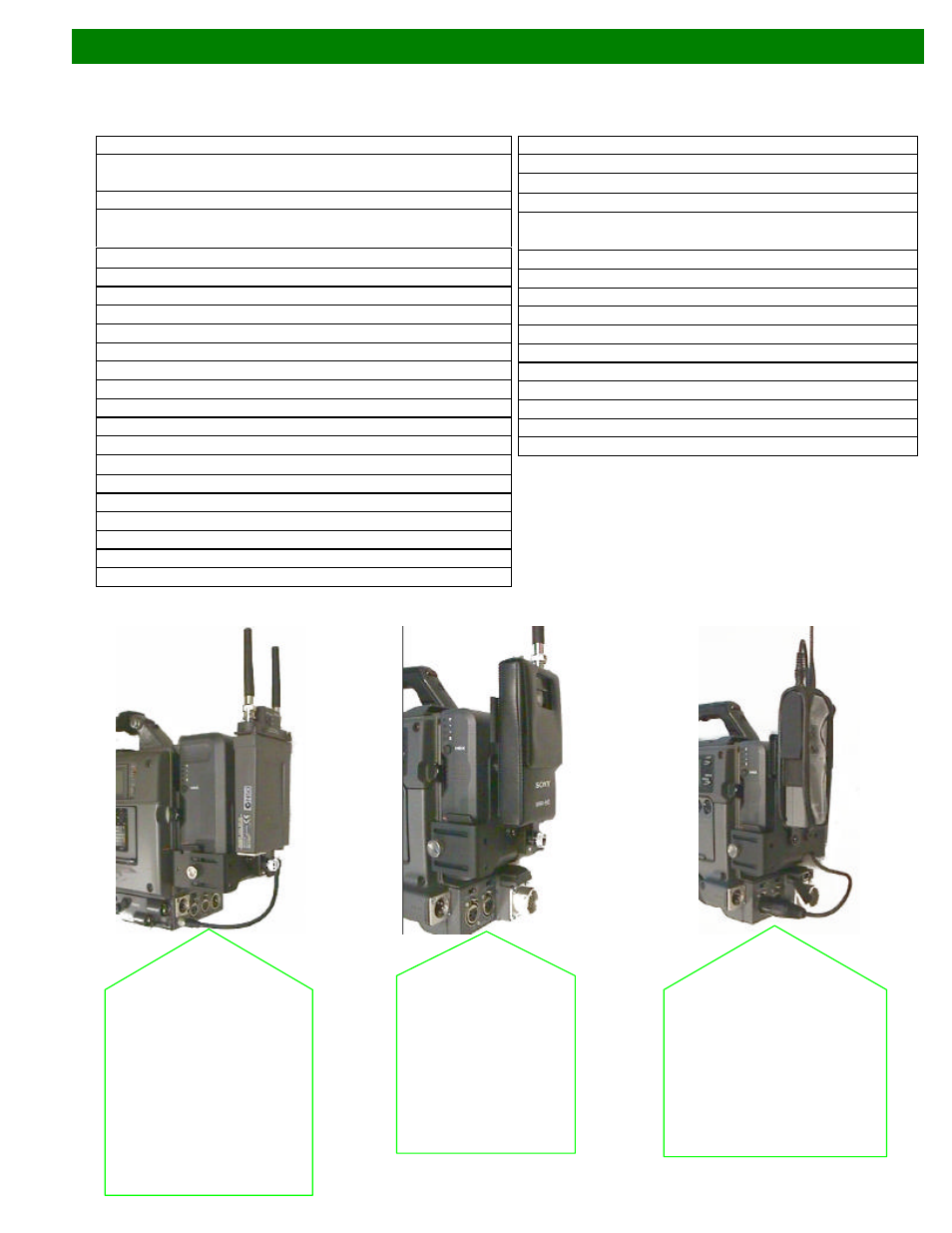 Sony Camcorder / Wireless Microphone User Manual | Page 8 / 26