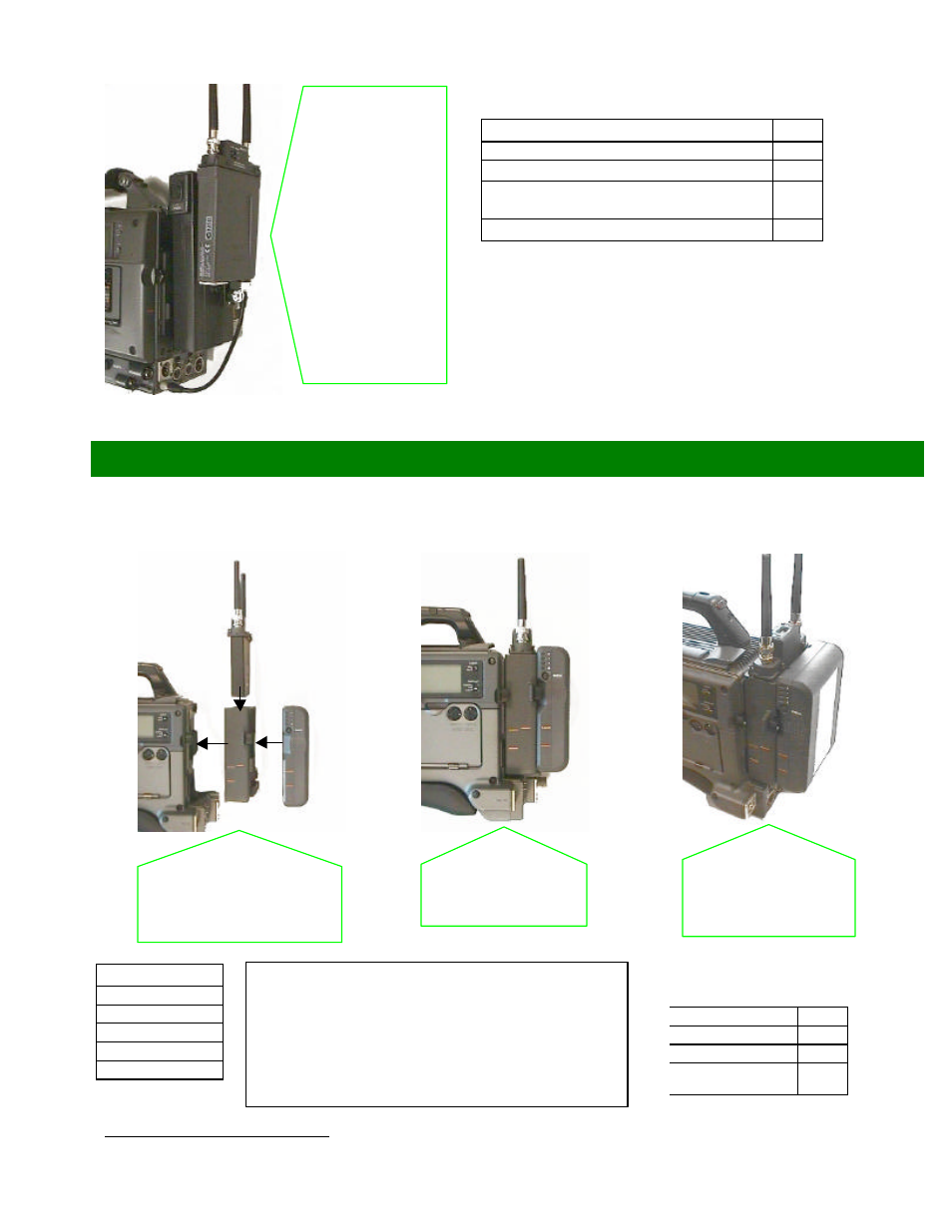 Configuration #3: wrr-855a uhf diversity tuner | Sony Camcorder / Wireless Microphone User Manual | Page 9 / 26