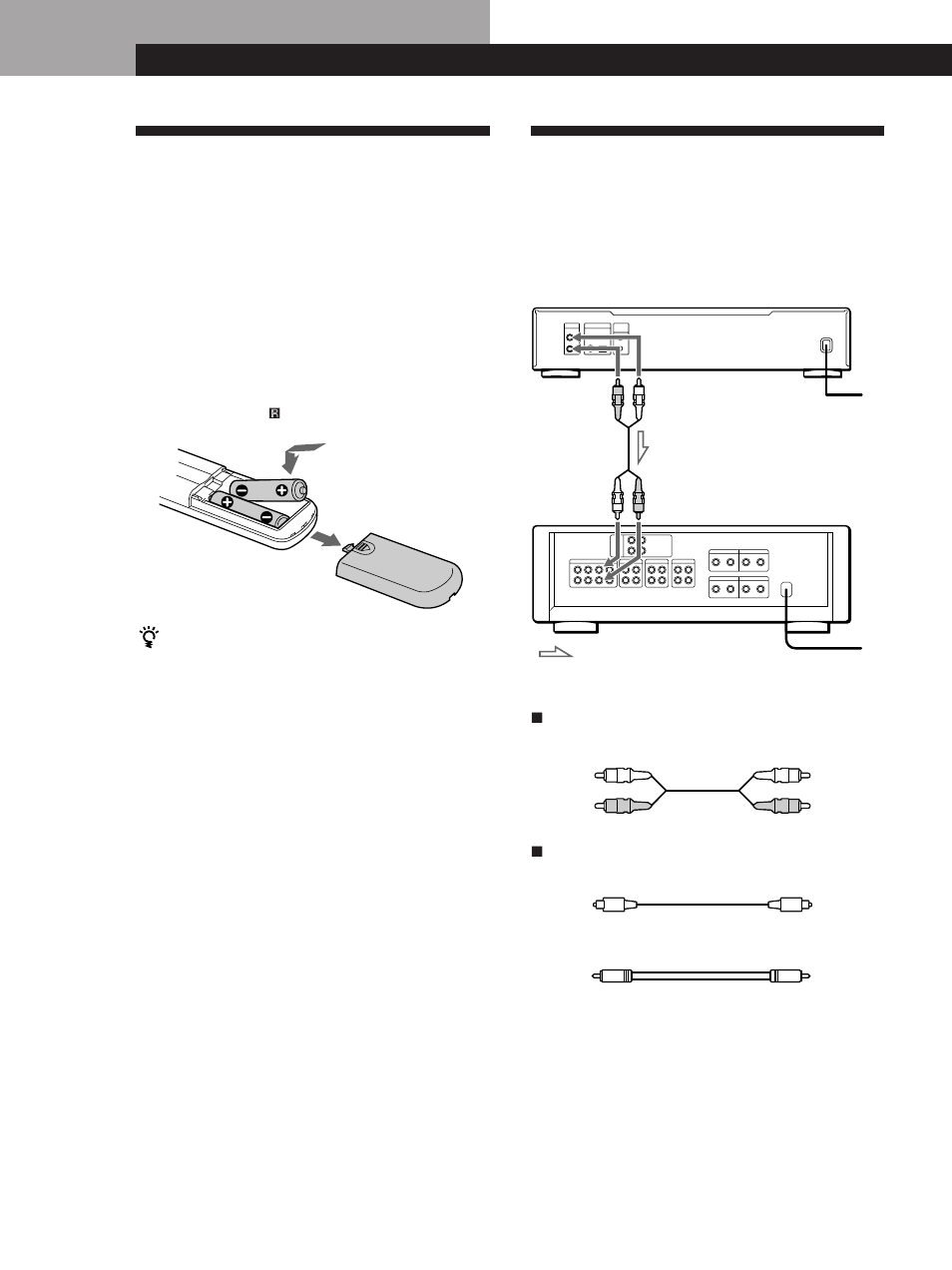 Unpacking, Hooking up the system, Getting started | Inserting batteries into the remote, Overview | Sony CDP-XB920E User Manual | Page 4 / 64