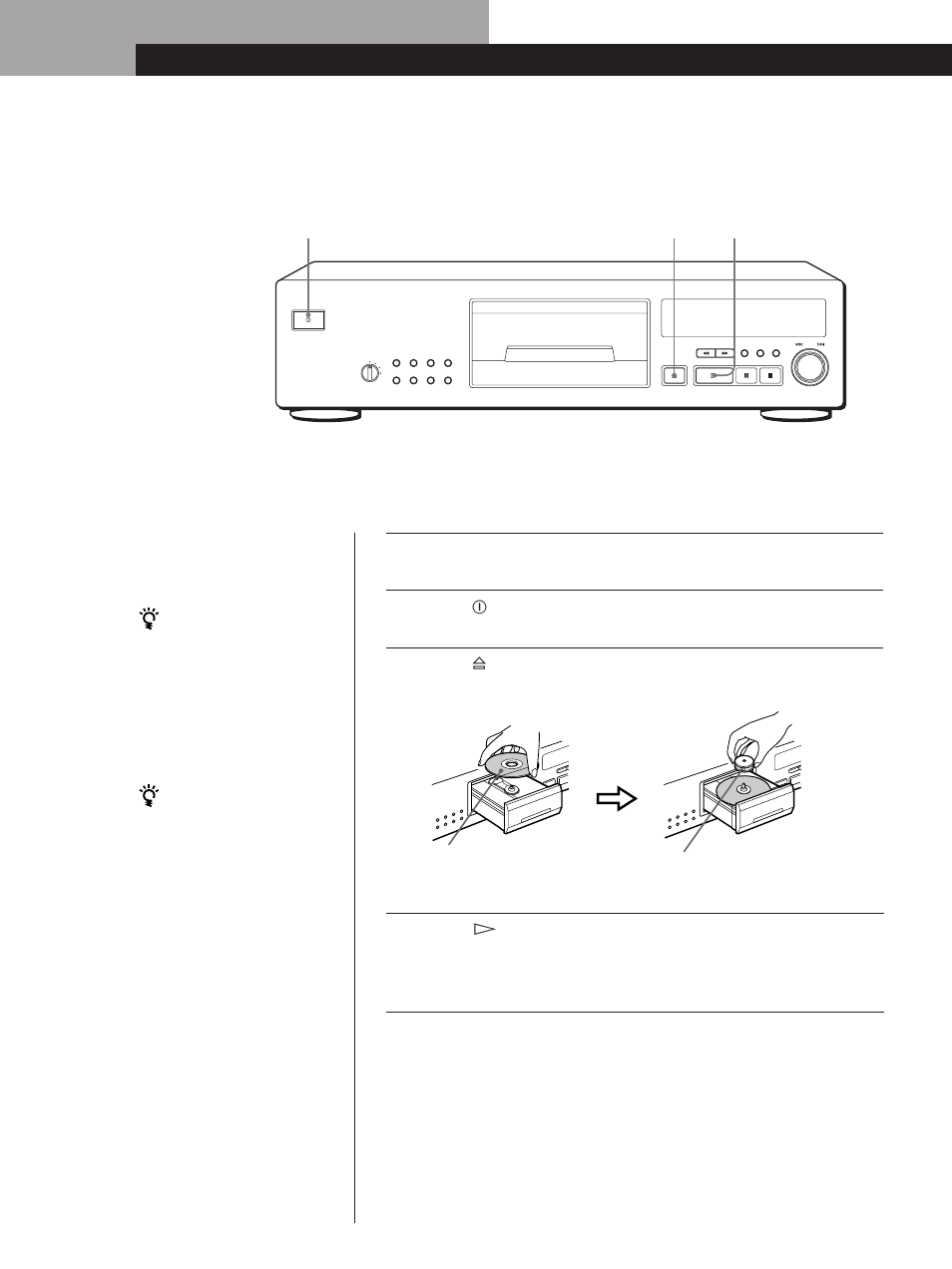 Playing a cd, Basic operations | Sony CDP-XB920E User Manual | Page 6 / 64