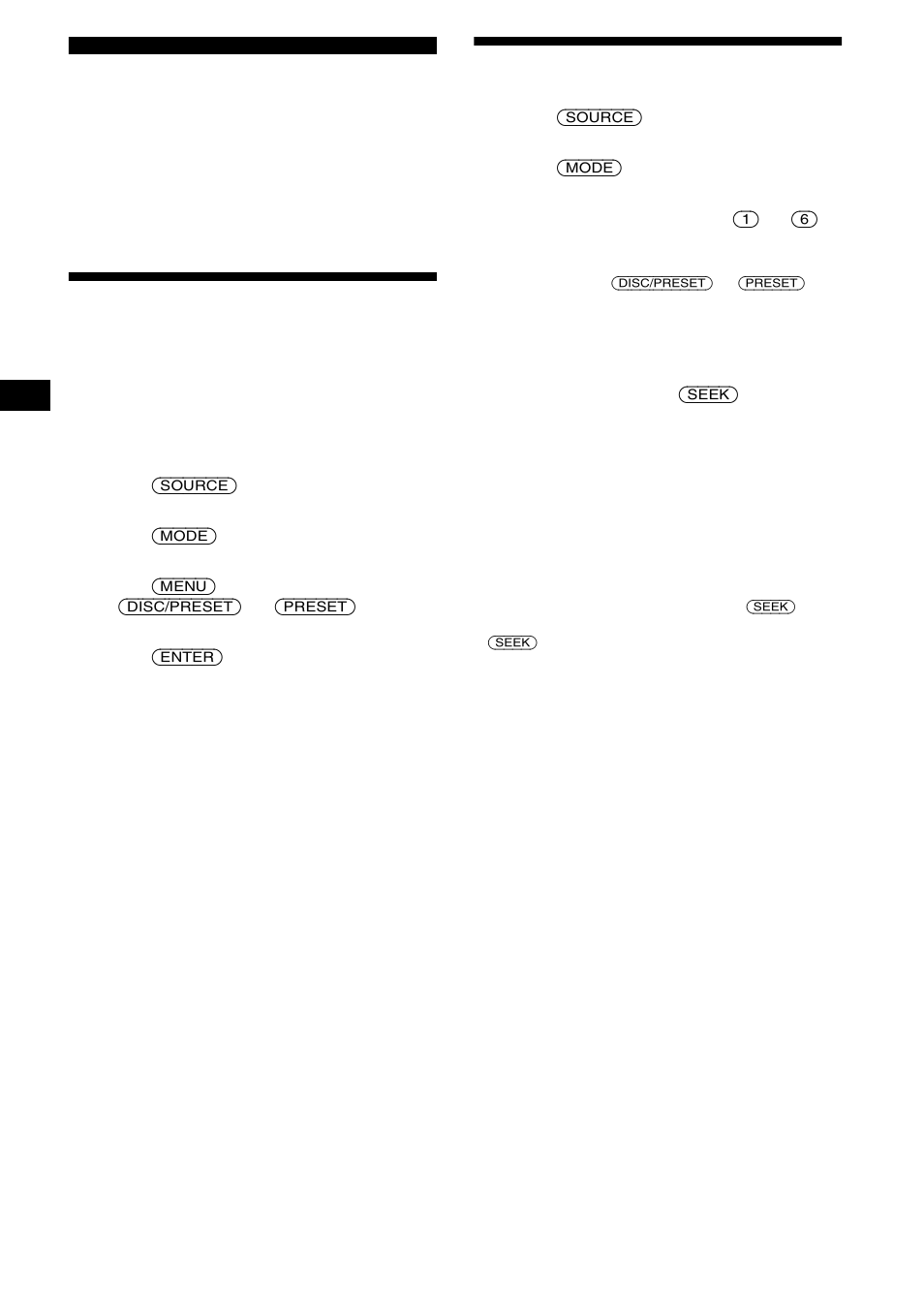 Radio, Storing stations automatically, Receiving the stored stations | Best tuning memory (btm) | Sony XR-L500X  RU User Manual | Page 10 / 146