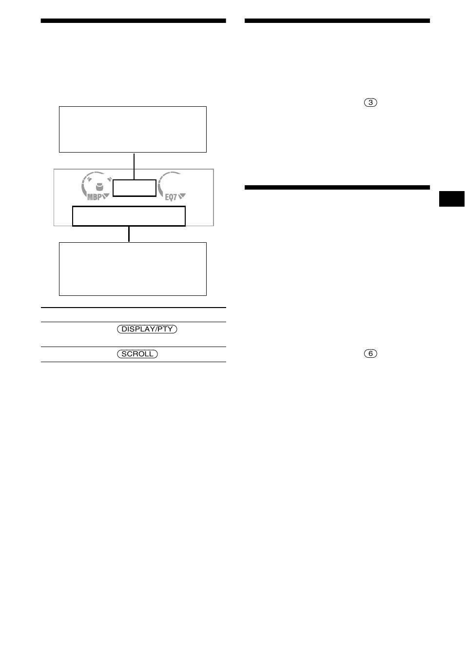 Display items, Playing tracks repeatedly, Playing tracks in random order | Display items playing tracks repeatedly, Repeat play, Shuffle play, 21 display items | Sony XR-L500X  RU User Manual | Page 21 / 146