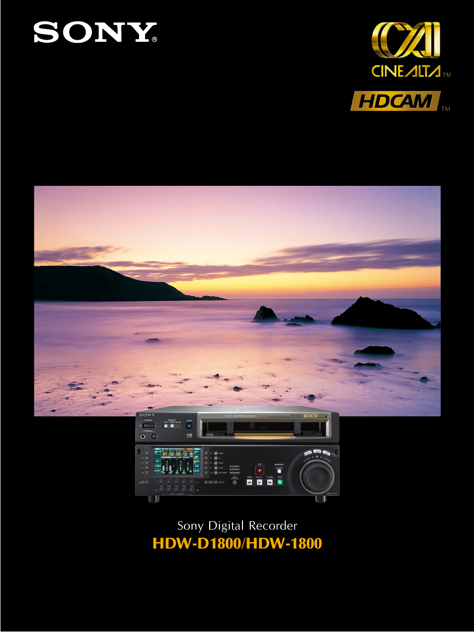 Sony HDW-D1800 User Manual | 8 pages