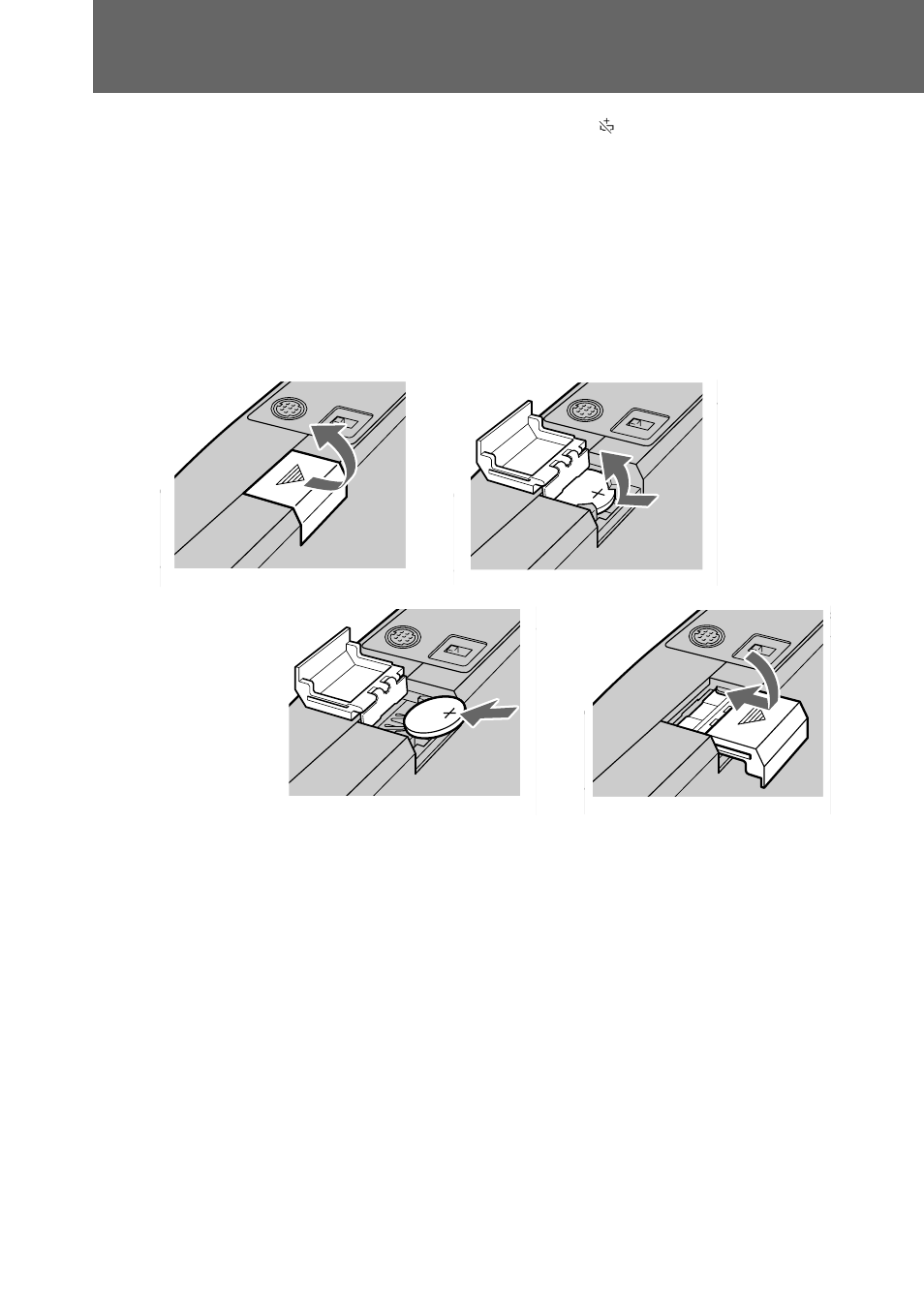 Changing the lithium battery | Sony MVC-FDR1 User Manual | Page 26 / 72