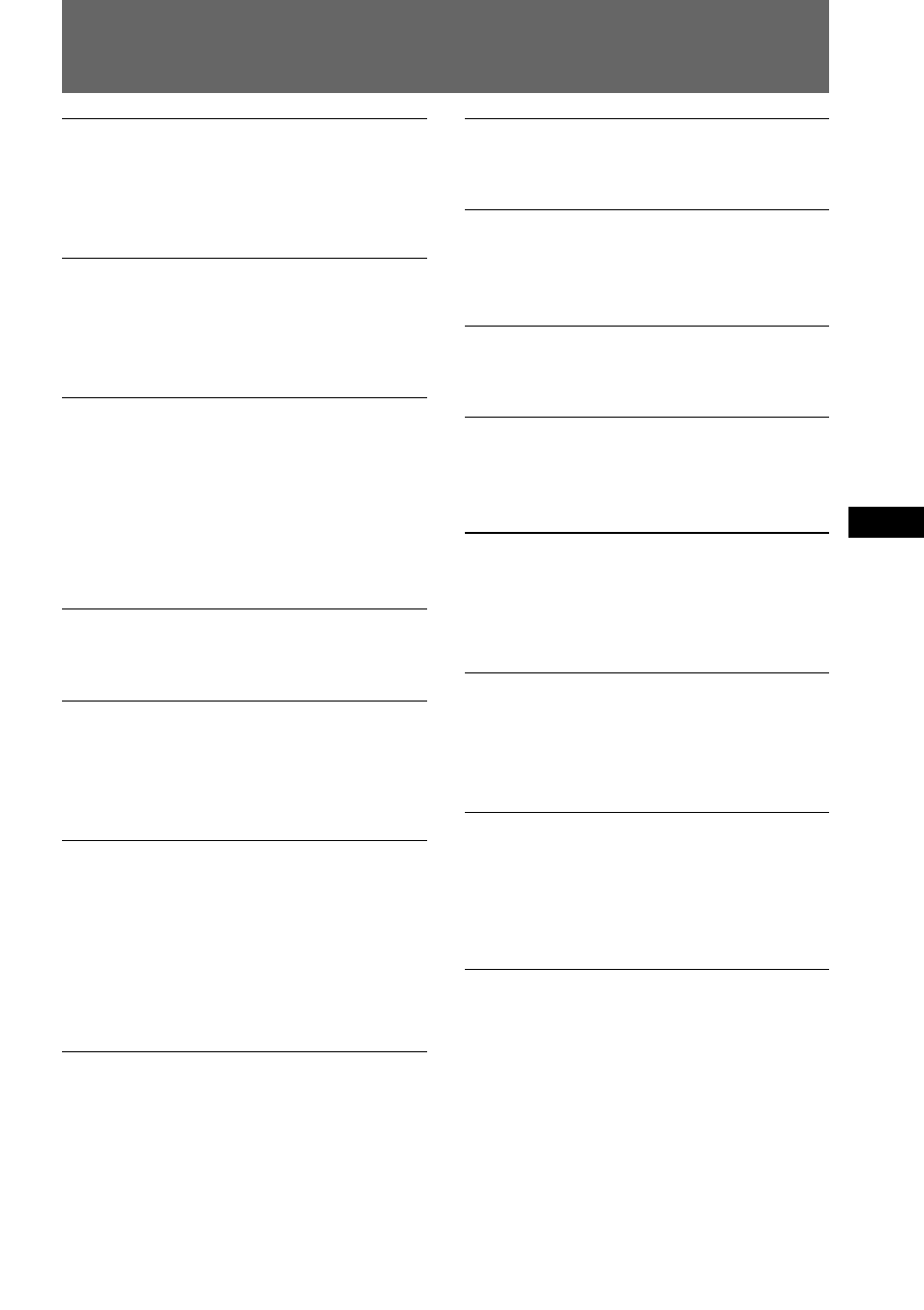 Index, En f es | Sony MVC-FDR1 User Manual | Page 35 / 72