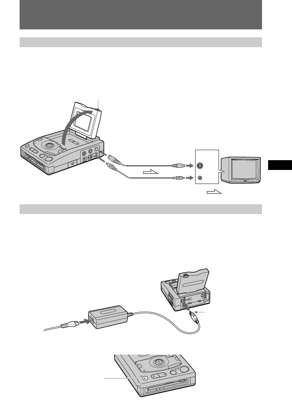 Preparation, En f es | Sony MVC-FDR1 User Manual | Page 7 / 72