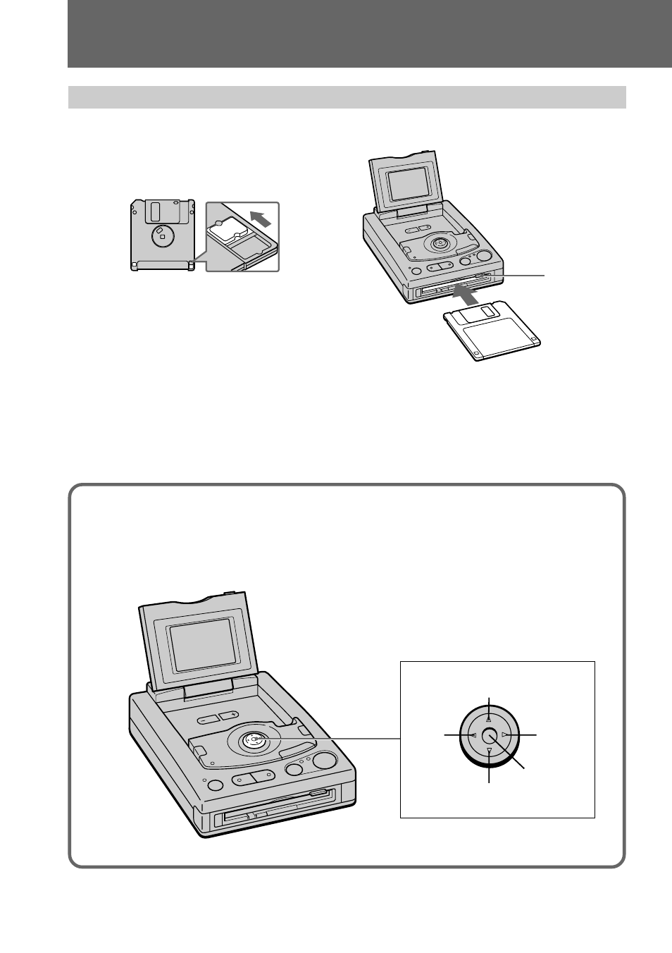 Preparation | Sony MVC-FDR1 User Manual | Page 8 / 72