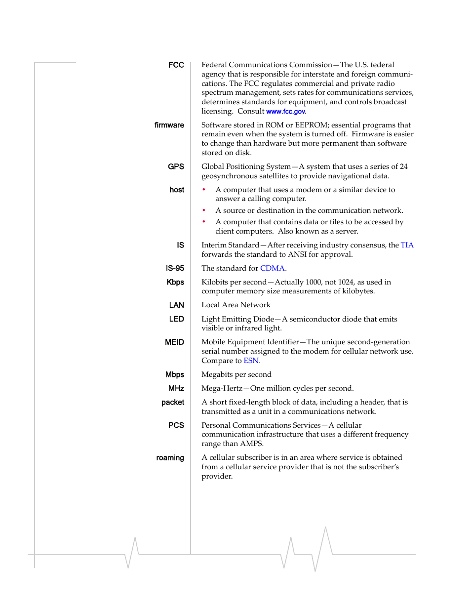 Mbps, Kbps, Is‐95 | Packet, Roaming, Meid, Firmware, Id: n7nu5 | Sony TRUINSTALL USB 598 User Manual | Page 48 / 55