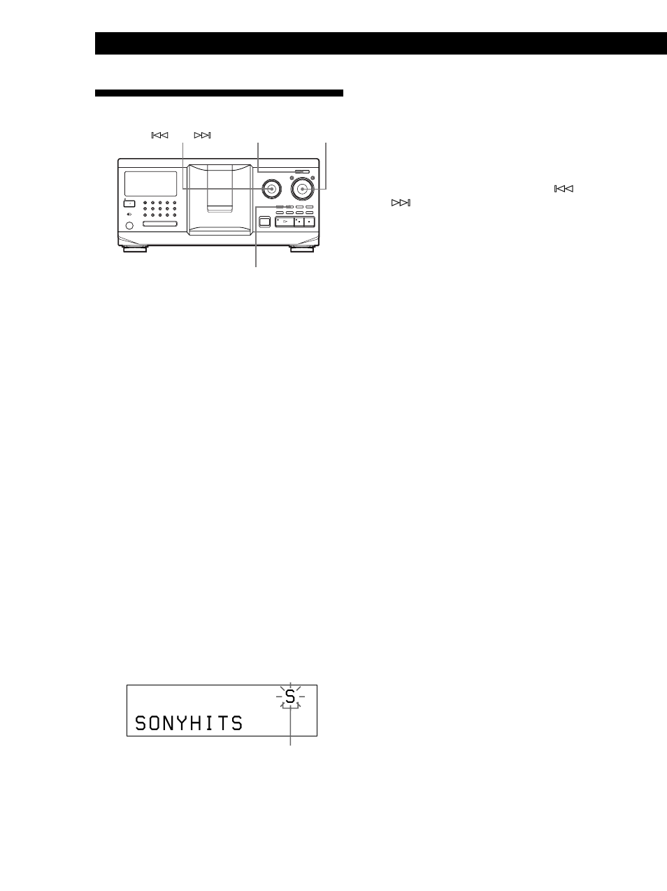 Suchen einer bestimmten cd, Wiedergeben von cds, Auswählen einer cd mit dem cd-player | Sony CDP CX555ES User Manual | Page 100 / 128