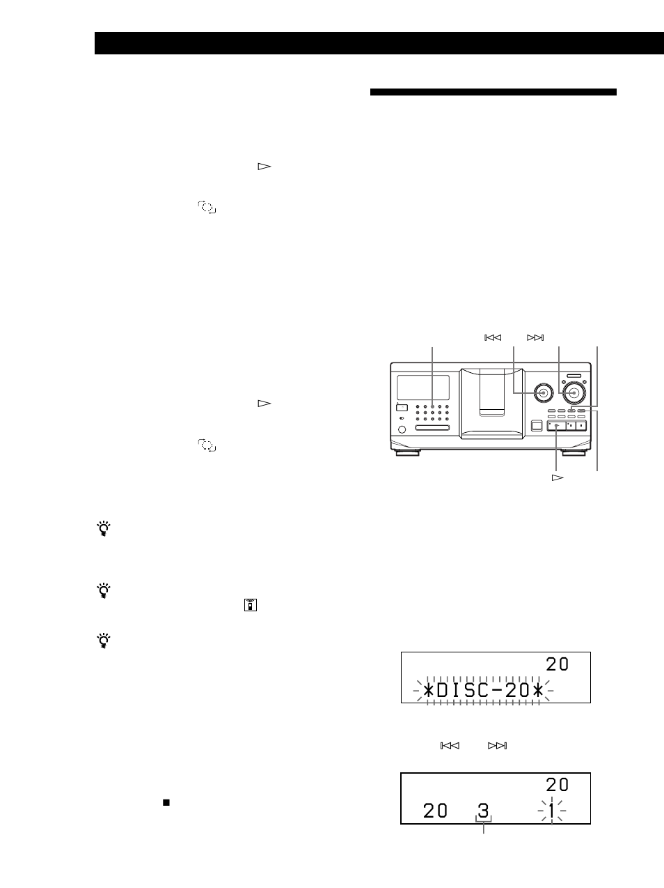 Reproducción de discos compactos, Creación de programas en el reproductor 1 | Sony CDP CX555ES User Manual | Page 22 / 128