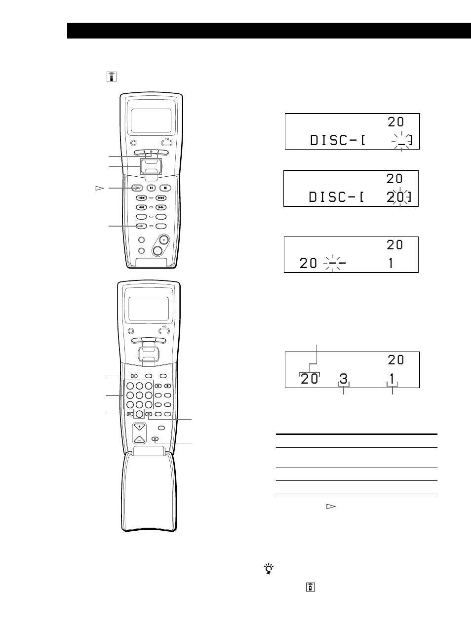 D i s c, Reproducción de discos compactos, Creación de programas con el mando a distancia z | Sony CDP CX555ES User Manual | Page 24 / 128