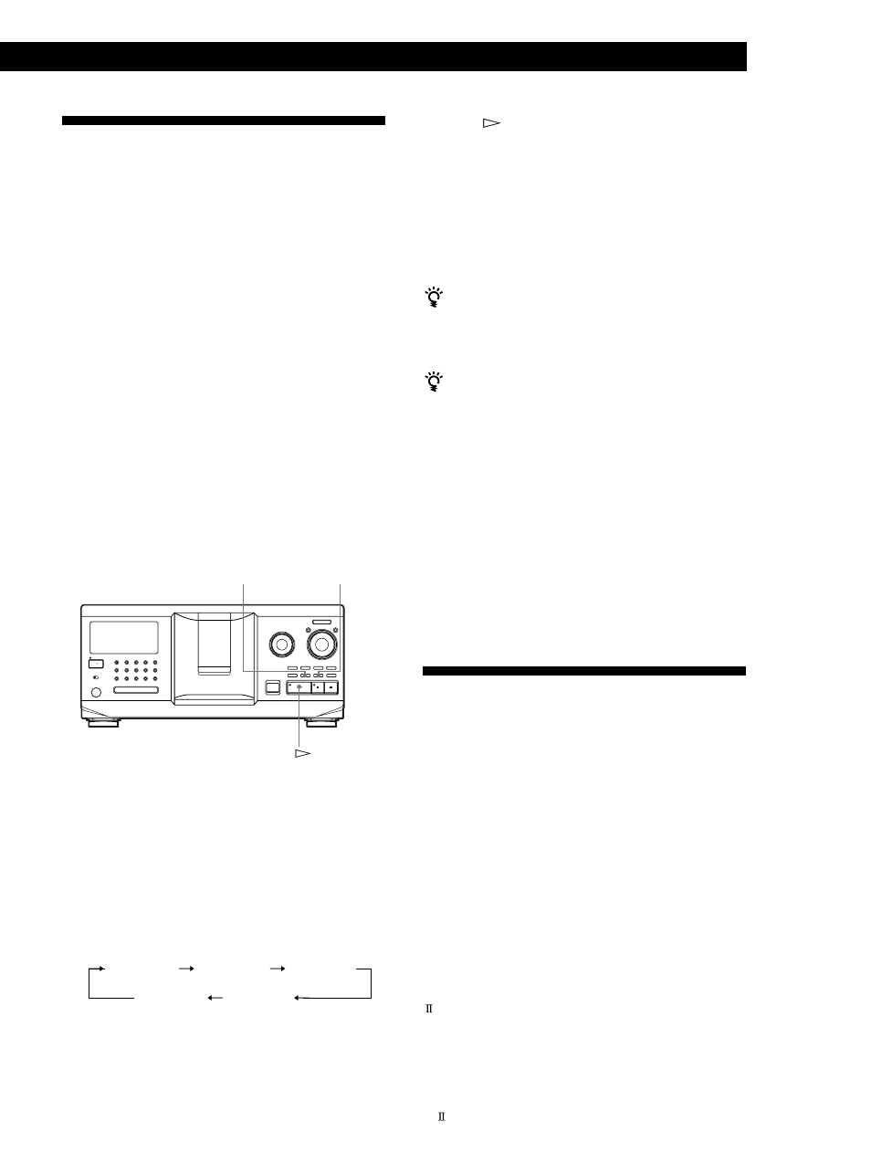 Control del reproductor mediante otra unidad, Playing cds getting started, Reproducción de discos compactos | Sony CDP CX555ES User Manual | Page 29 / 128