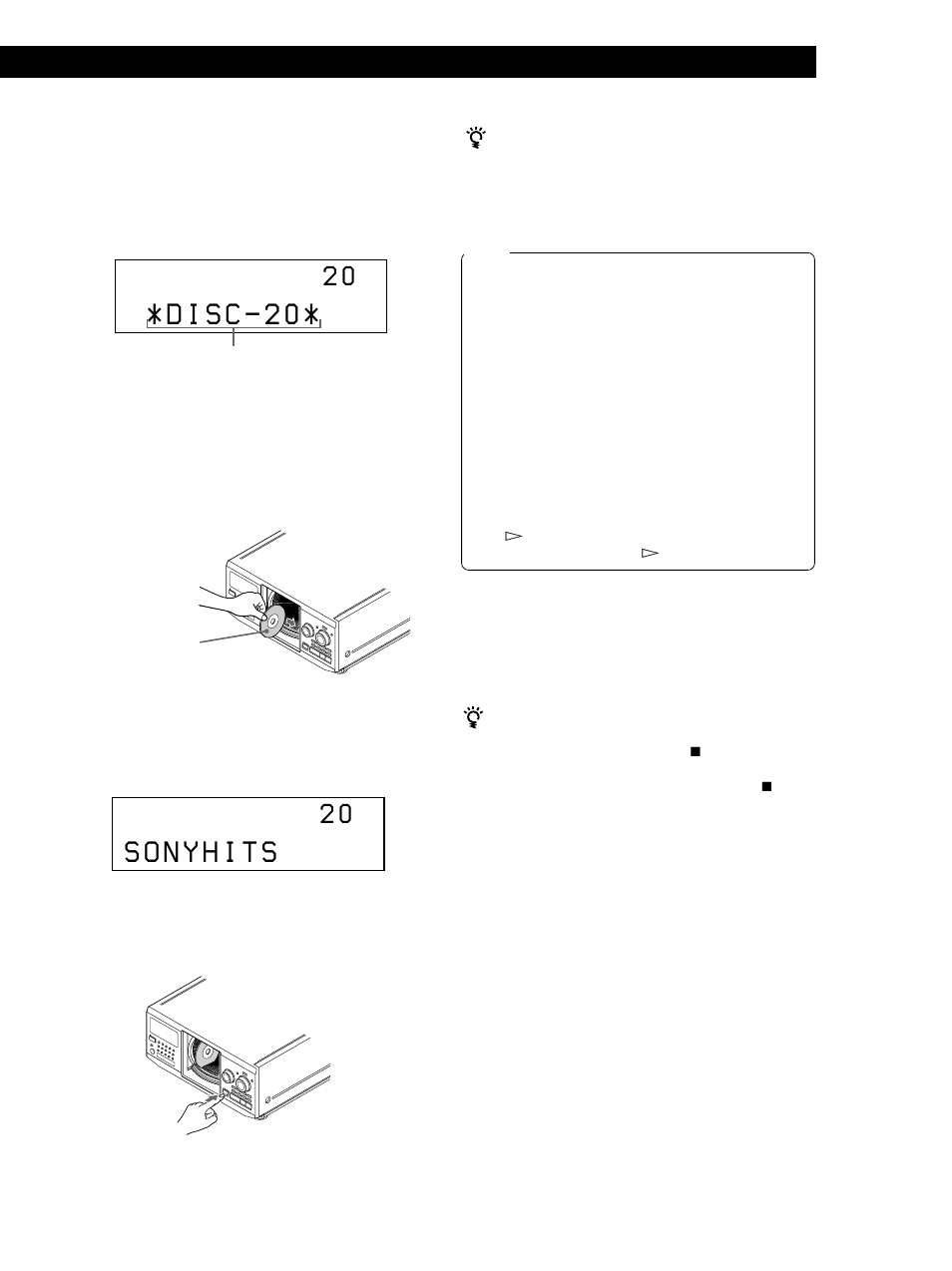 Playing cds getting started como começar, Retirar os cds | Sony CDP CX555ES User Manual | Page 53 / 128