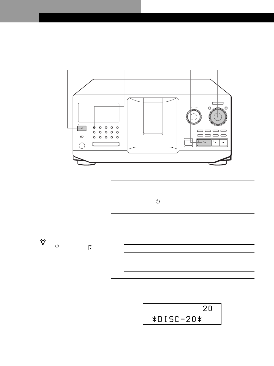Ouvir um cd 2 3, Operações básicas | Sony CDP CX555ES User Manual | Page 54 / 128