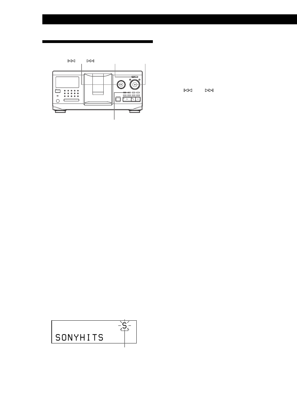 Localizar um disco específico, Reproduzir um cd, Localizar um disco no leitor | Sony CDP CX555ES User Manual | Page 58 / 128