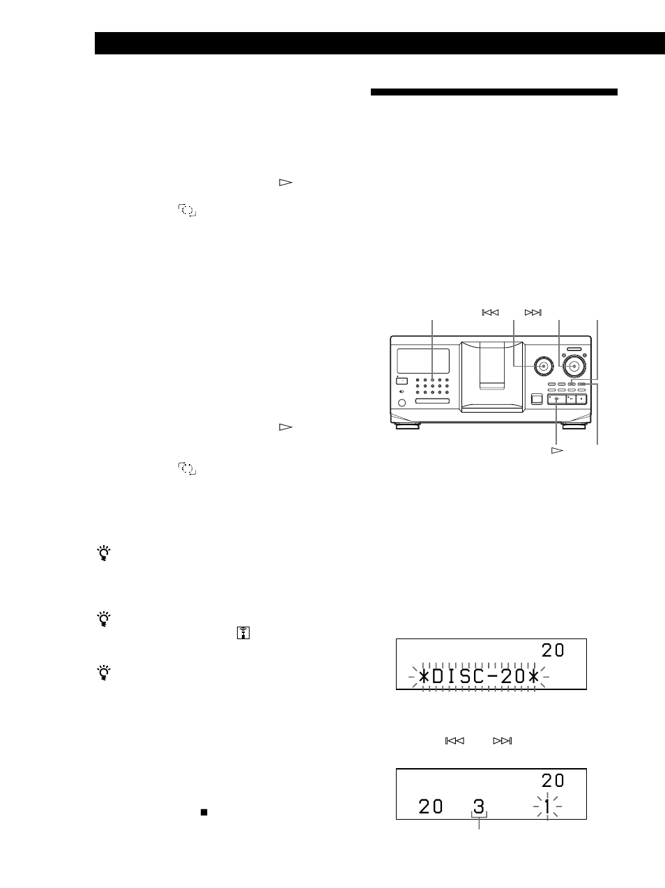 Reproduzir um cd, Para criar um programa no leitor 1 | Sony CDP CX555ES User Manual | Page 64 / 128