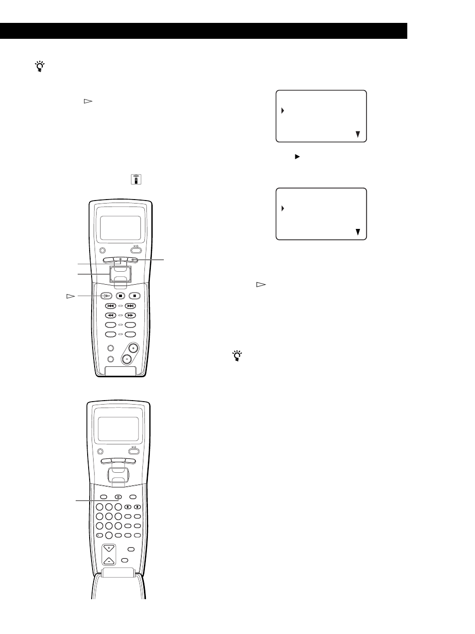 Nota, Antes de iniciar a reprodução, carregue em menu, Mova o cursor para o grupo desejado | Sony CDP CX555ES User Manual | Page 79 / 128