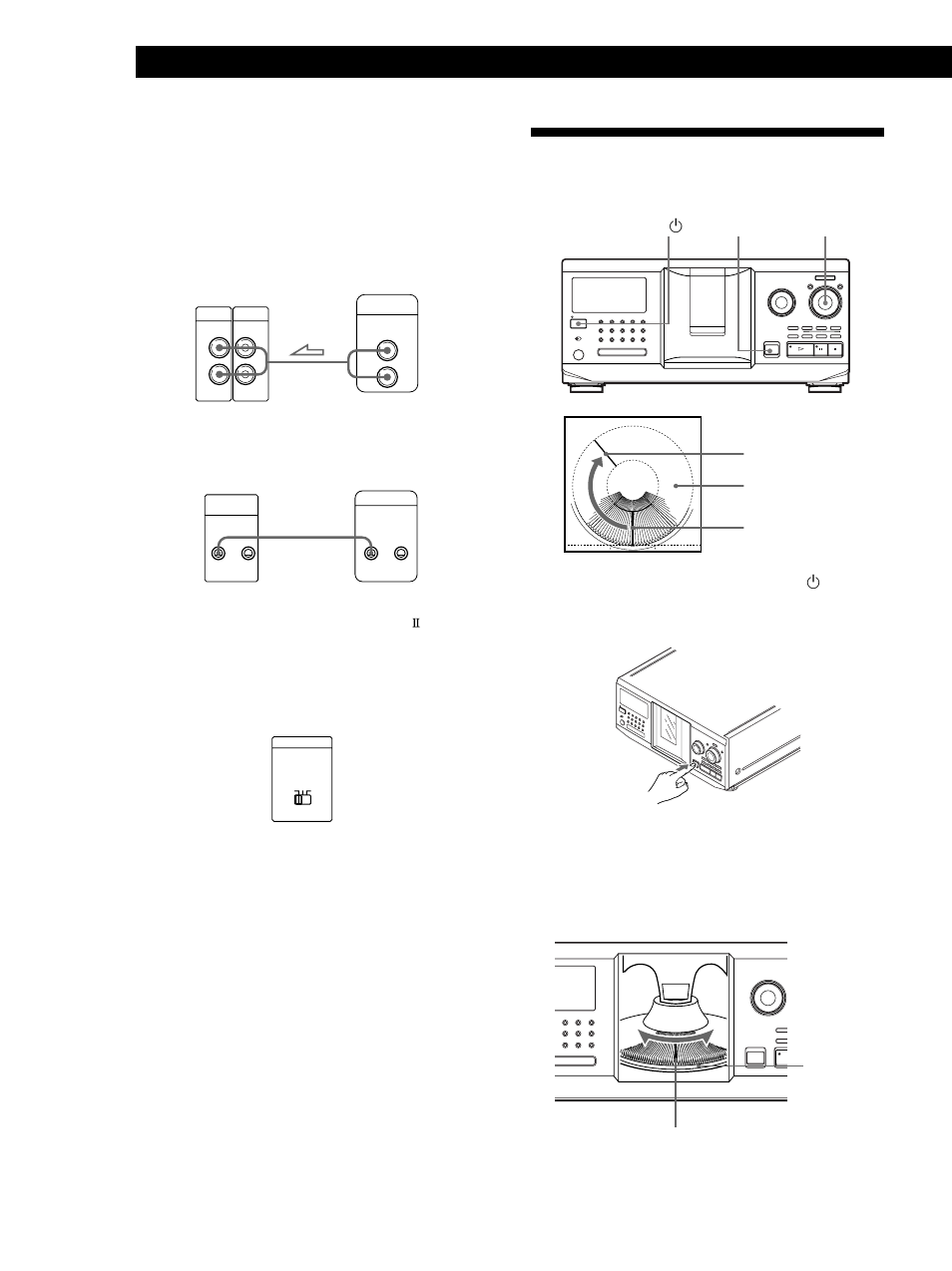 Einlegen von cds, Vorbereitungen | Sony CDP CX555ES User Manual | Page 94 / 128