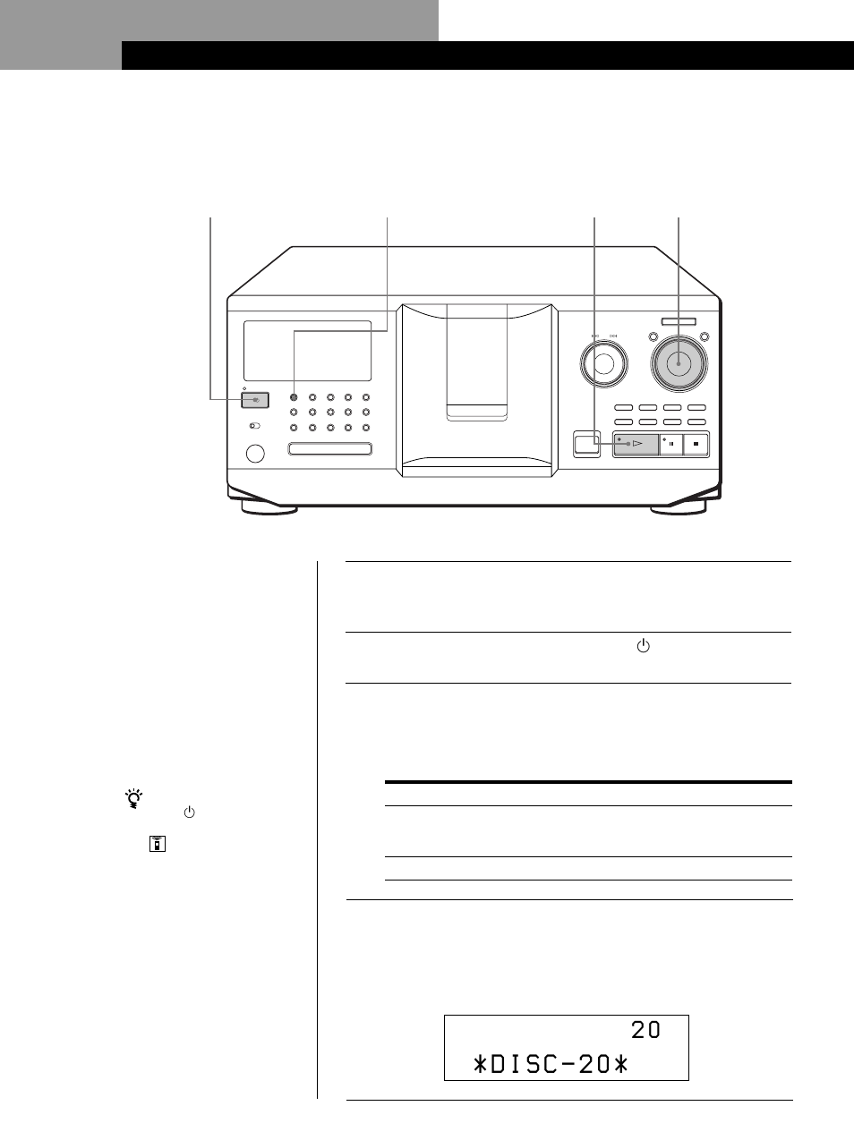 Abspielen einer cd 2 3, Grundfunktionen | Sony CDP CX555ES User Manual | Page 96 / 128