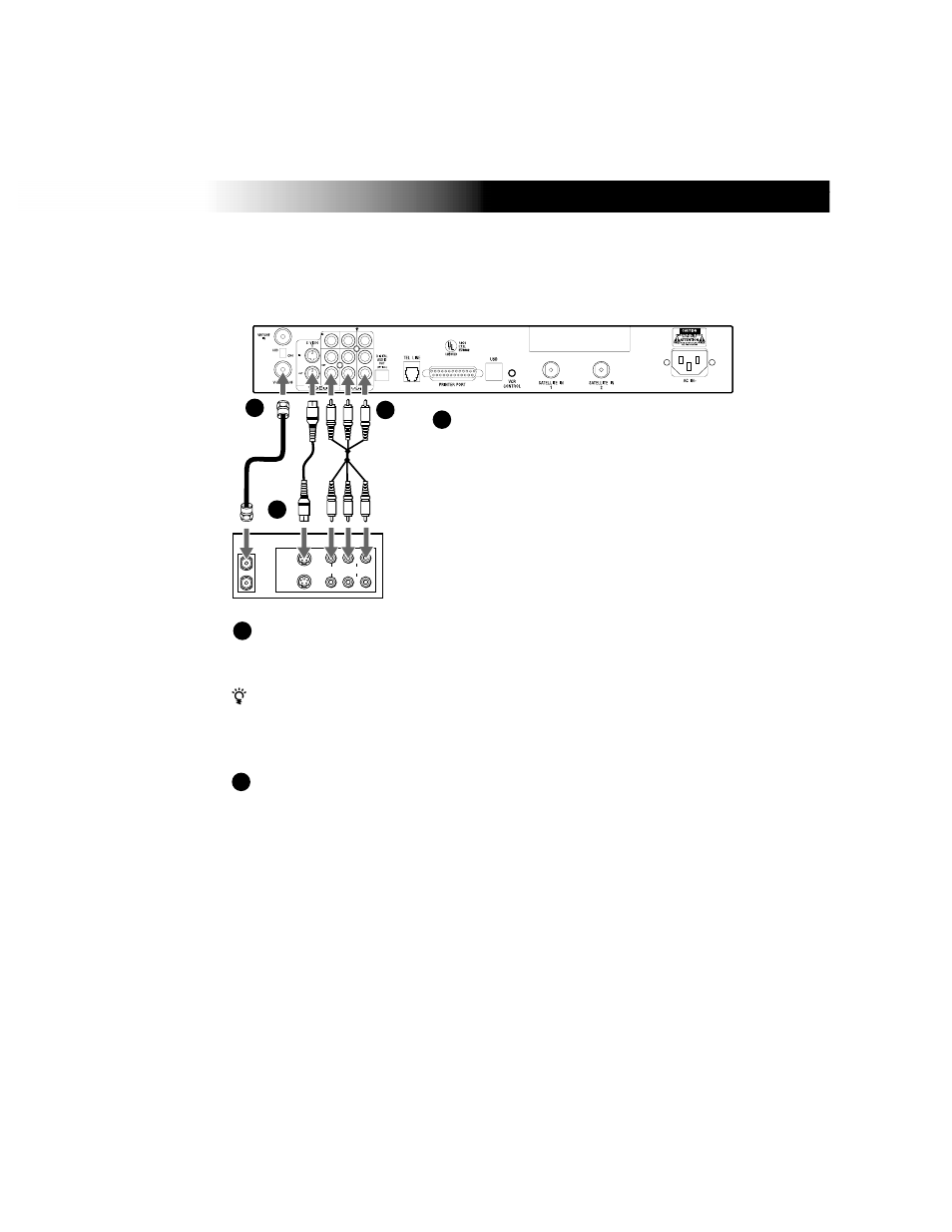 Advanced connection: connecting your vcr | Sony DIRECTV RECEIVER SAT-W60 User Manual | Page 13 / 32