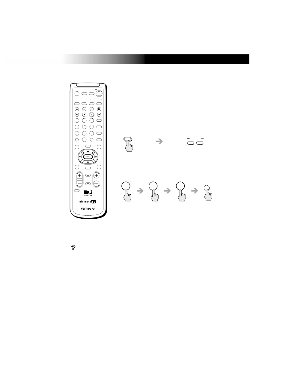 Setting up the remote control, Using the remote control and basic functions, Ztip | Sony DIRECTV RECEIVER SAT-W60 User Manual | Page 21 / 32