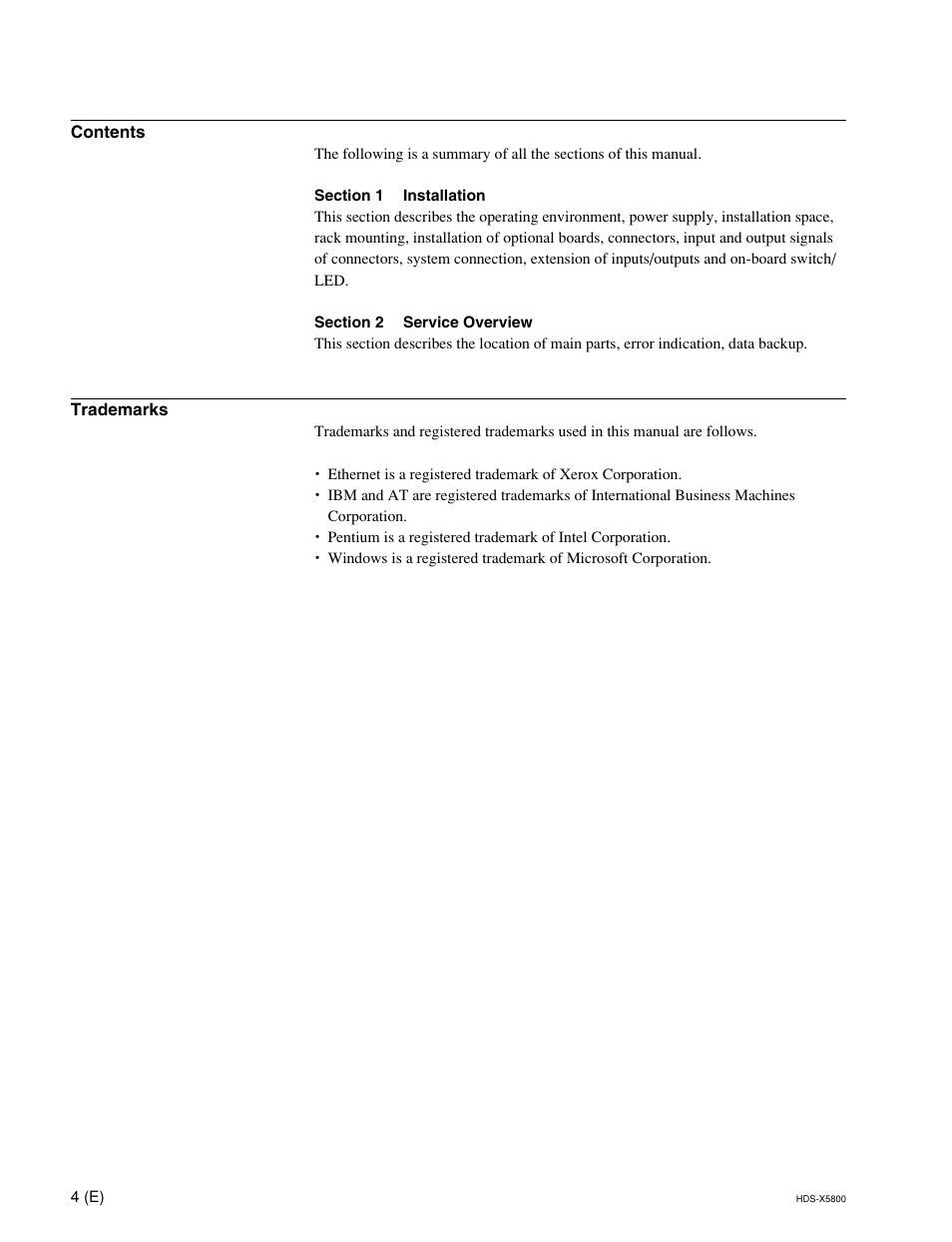 Sony HDS-X5800 User Manual | Page 8 / 68