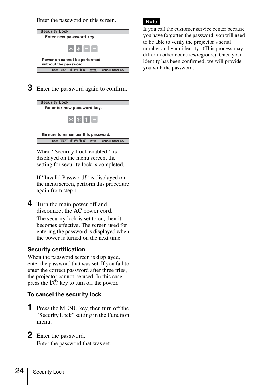 Sony FE40L User Manual | Page 24 / 57