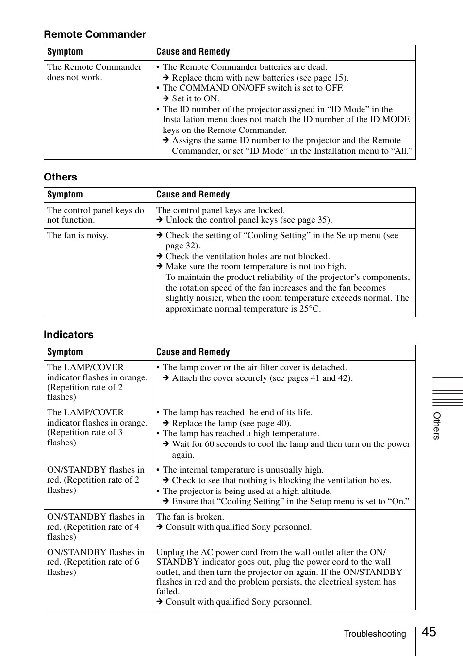 Sony FE40L User Manual | Page 45 / 57