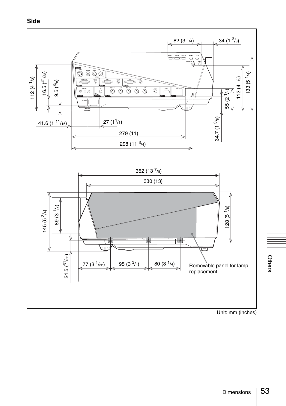 Side, Oth e rs | Sony FE40L User Manual | Page 53 / 57