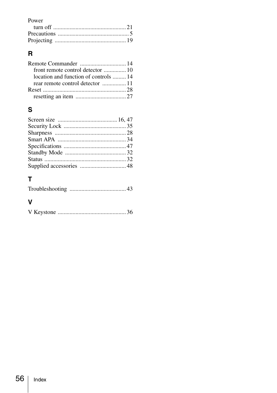 Sony FE40L User Manual | Page 56 / 57