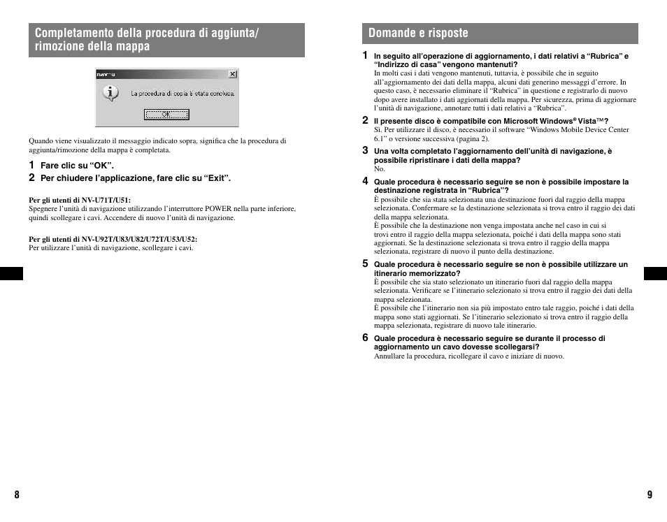 Domande e risposte | Sony NVD-U11E User Manual | Page 21 / 25