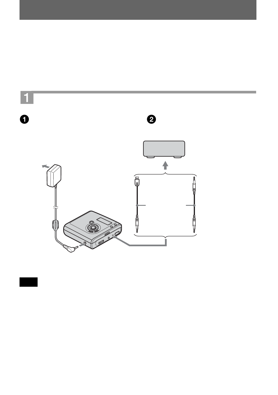 Recording a disc right away, Make connections | Sony MZ-NHF800 User Manual | Page 19 / 132