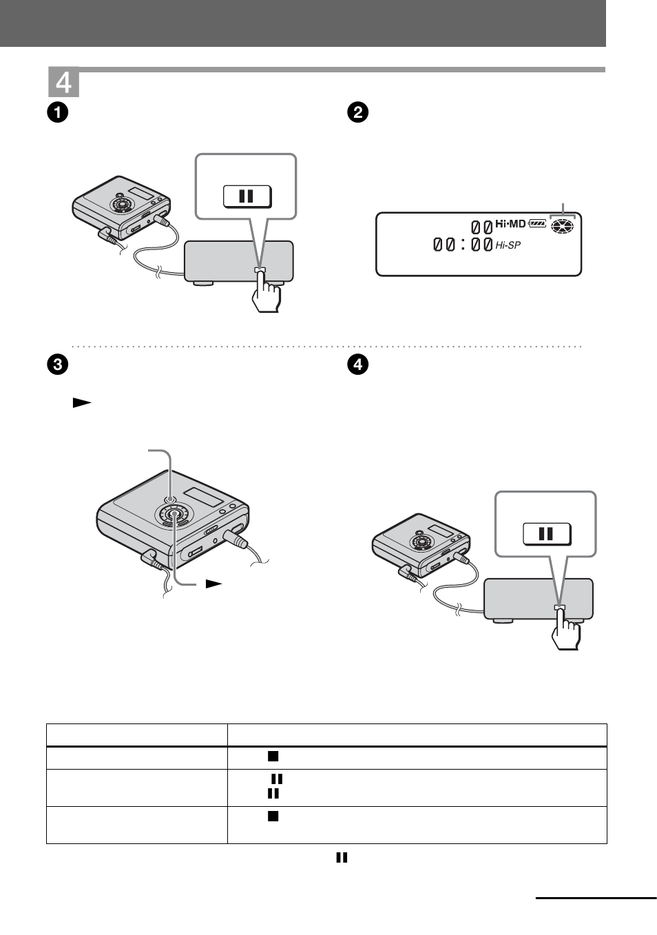 Record a disc | Sony MZ-NHF800 User Manual | Page 21 / 132