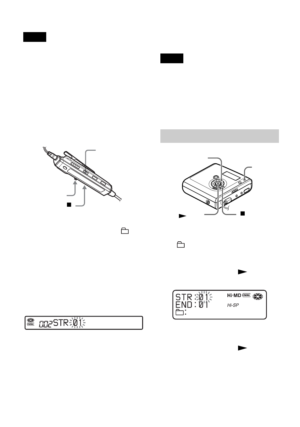 On the recorder | Sony MZ-NHF800 User Manual | Page 60 / 132