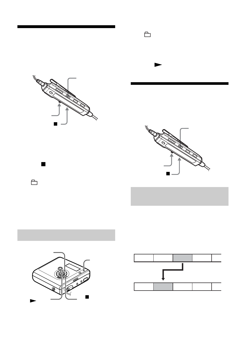 Releasing a group setting (group release), On the recorder, Moving recorded tracks or groups (move) | Changing the order of a track on a disc, 61 releasing a group setting (group release) | Sony MZ-NHF800 User Manual | Page 61 / 132