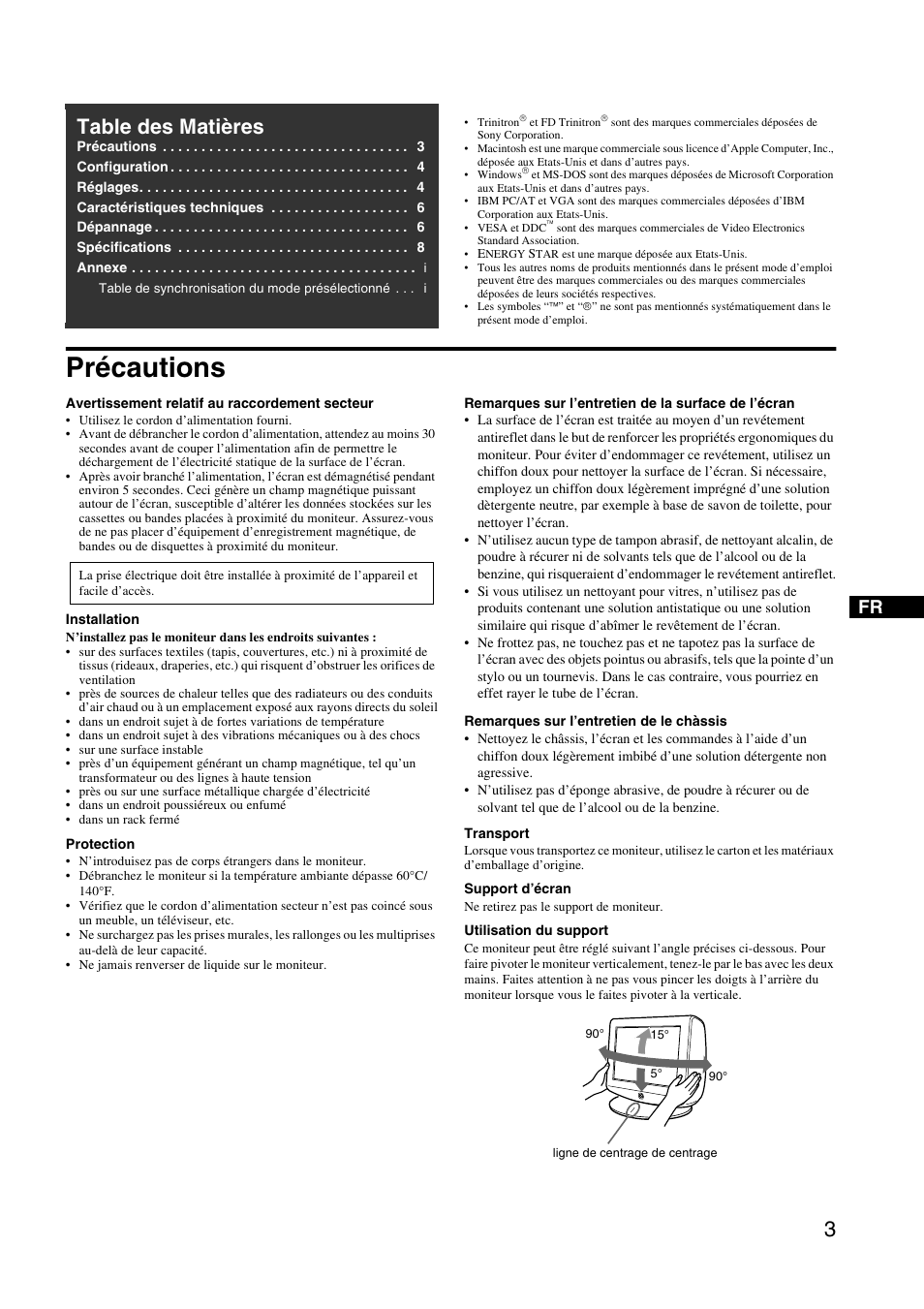 Sony HMD-A240 User Manual | Page 9 / 24