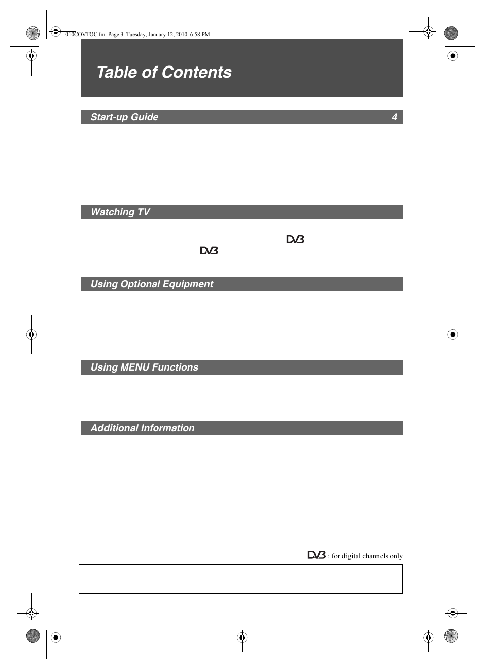 Sony BRAVIA KDL-32EX3xx User Manual | Page 3 / 39