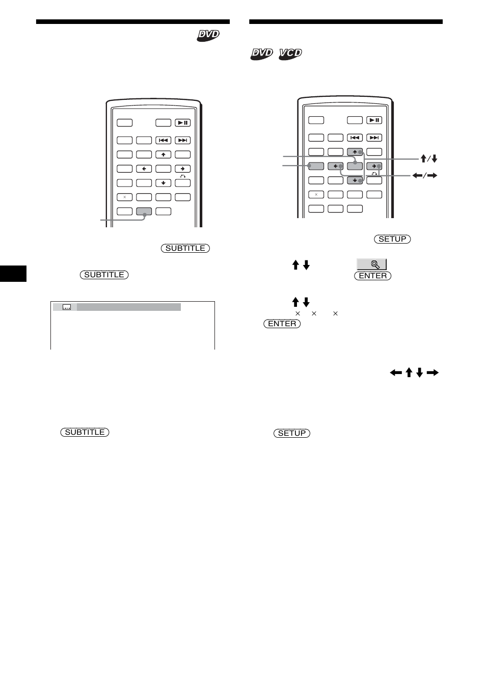 Displaying the subtitles, Magnifying pictures, Displaying the subtitles magnifying pictures | 24 displaying the subtitles, You can magnify pictures | Sony R5 User Manual | Page 24 / 152